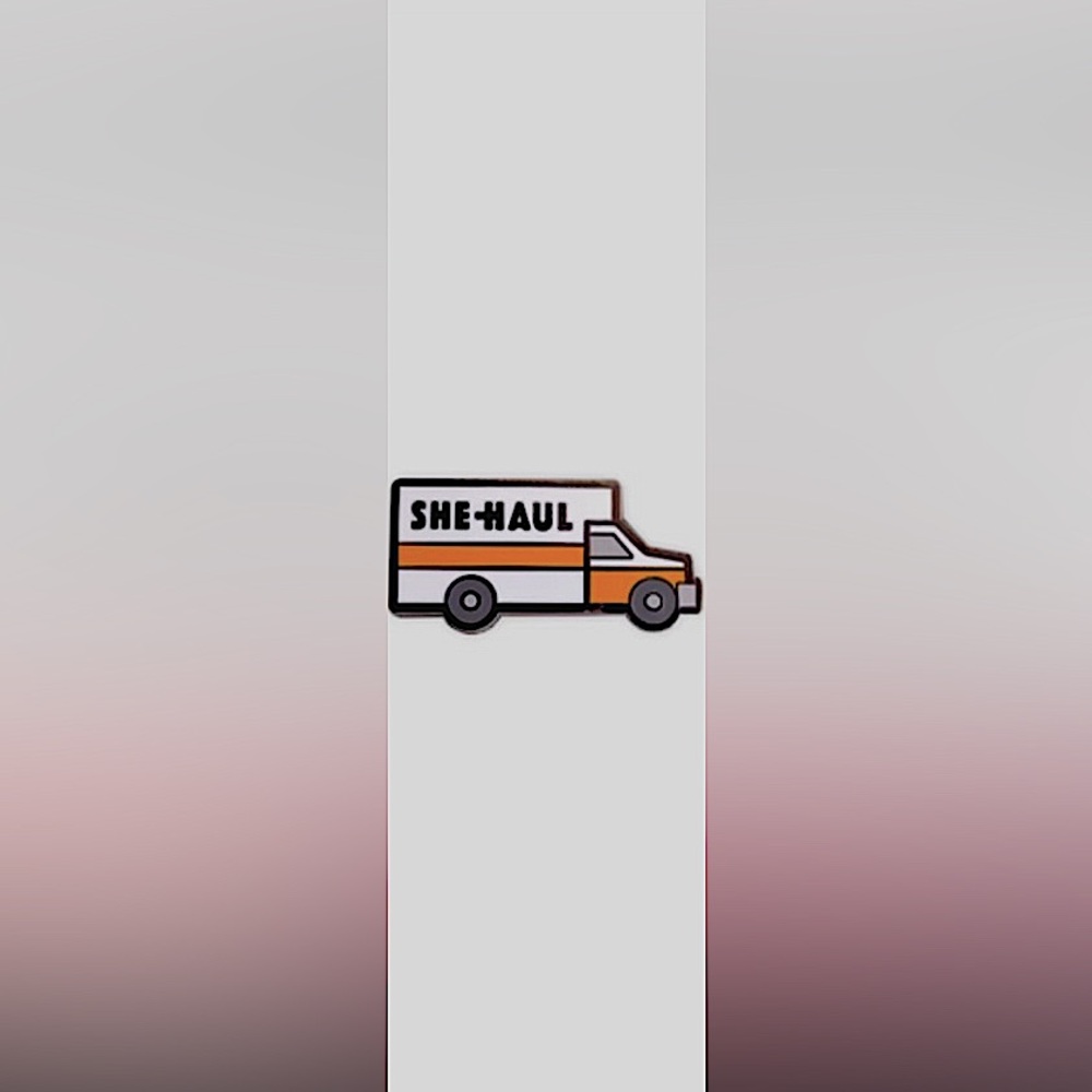 LGBTQ+ Lesbian Pride She-Haul Pin
